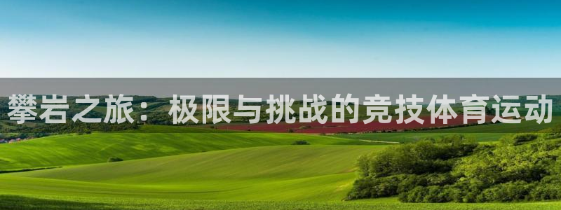 攀岩之旅：极限与挑战的竞技体育运动